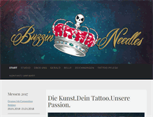 Tablet Screenshot of buzzin-needles-tattoo.de